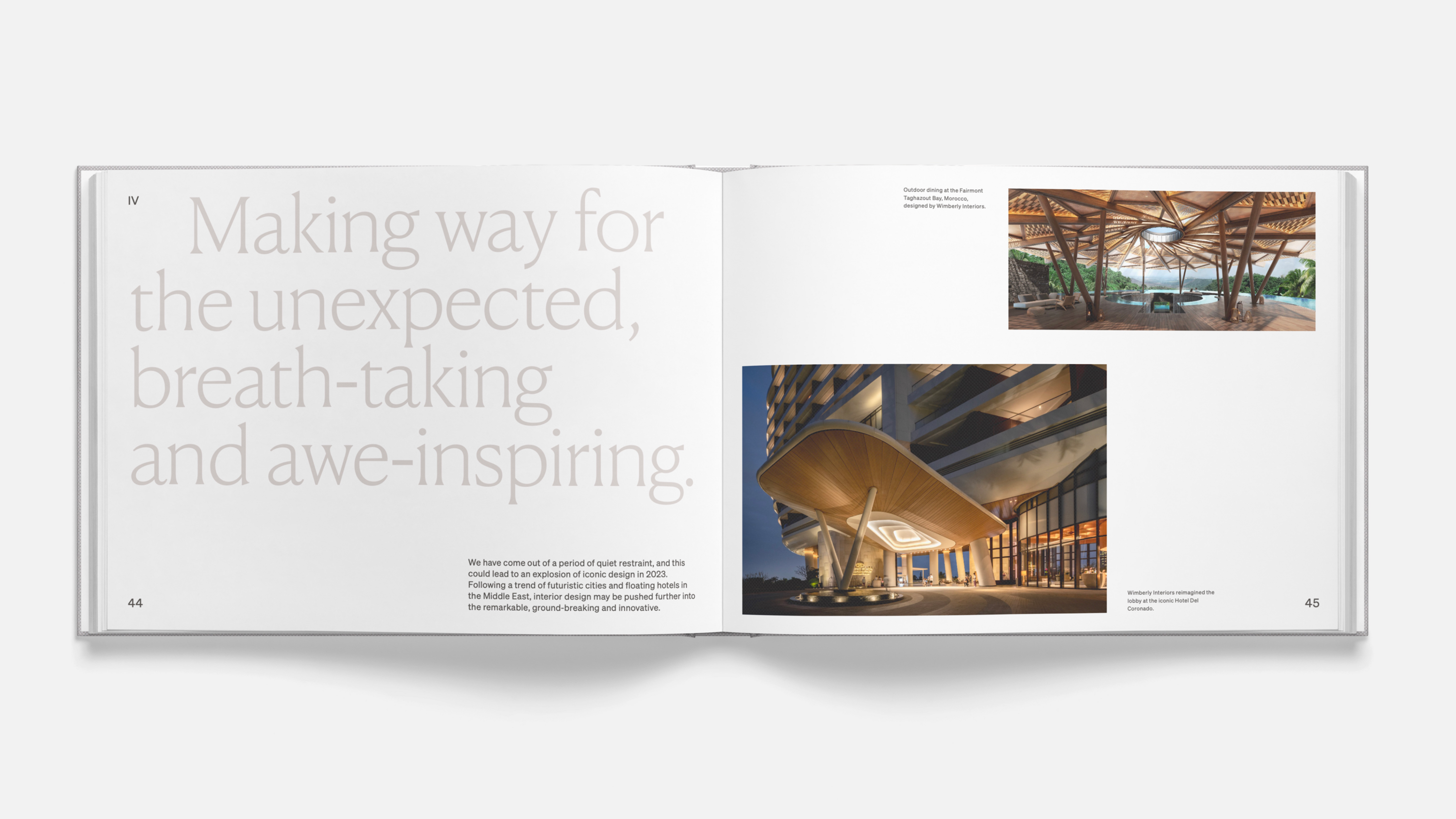 A photo of WATG's messaging framework book