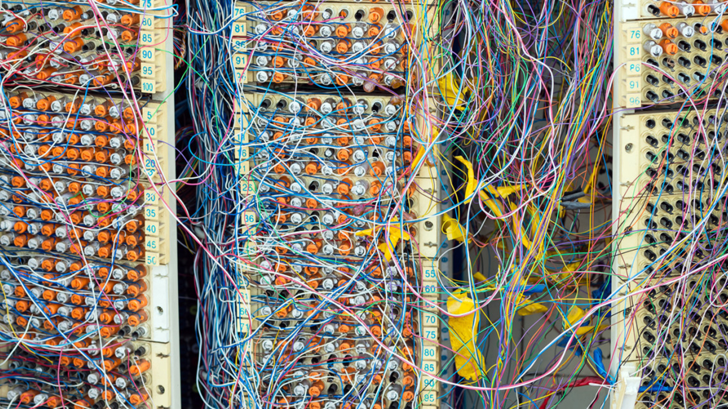 Wires on a circuit board