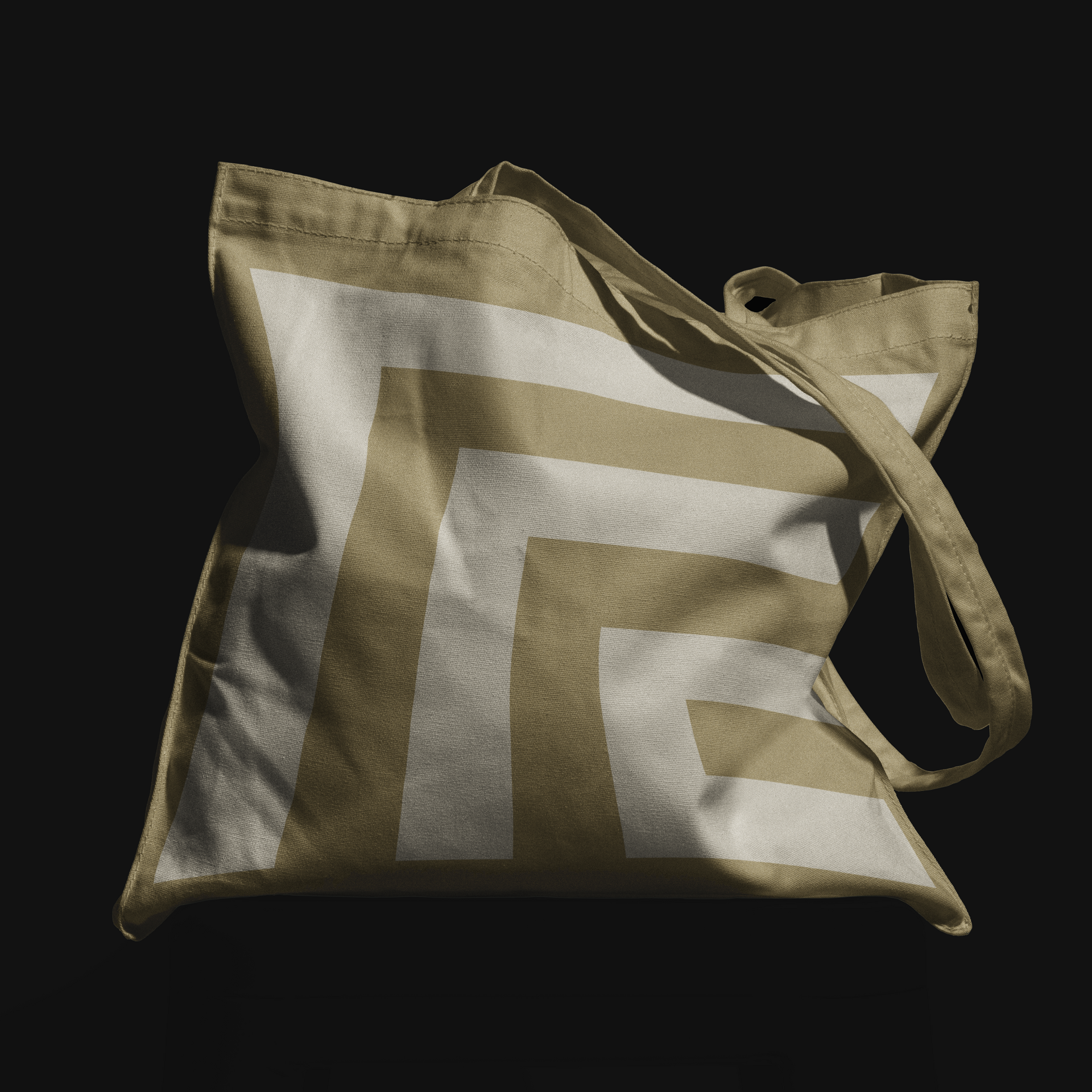 Brand application example of a tote bag designed by IfThen for the Coca-Cola Retailing Research Council.