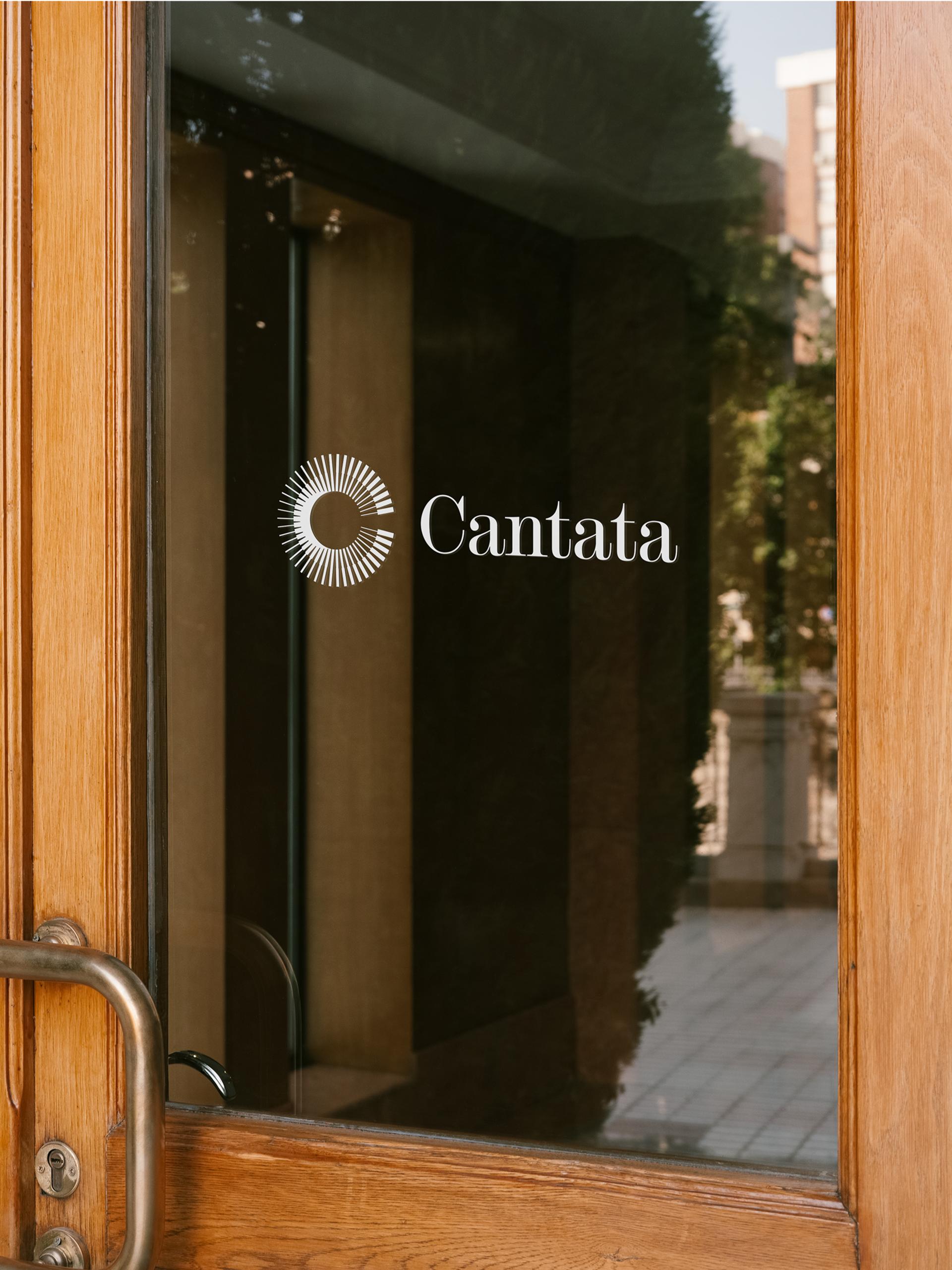 Cantata window decal